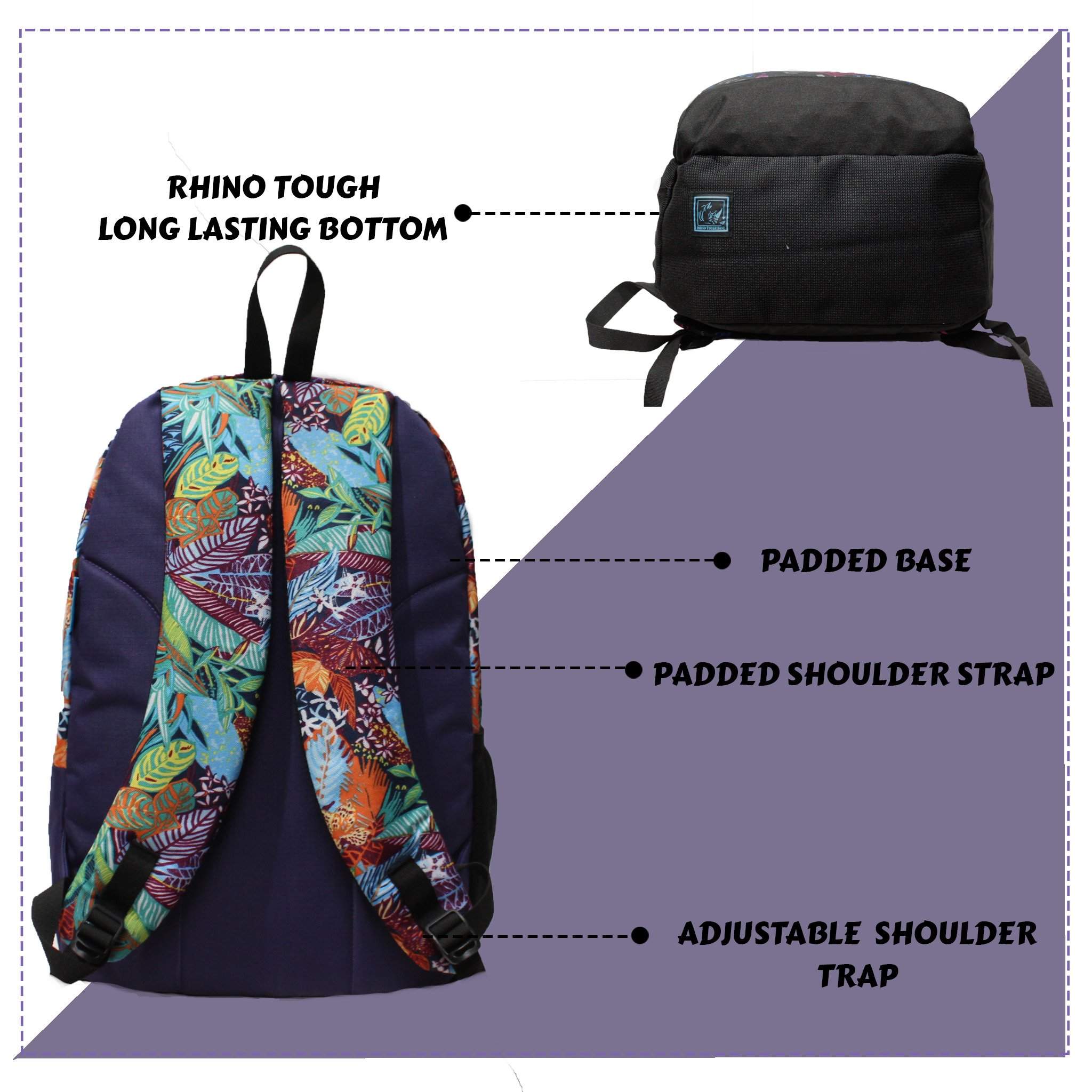 F GEAR Castle Exotic Purple 22 Ltrs Casual Backpack (3412) in