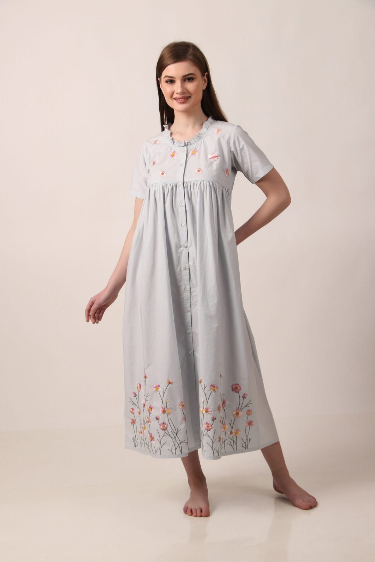 Faelynn Soft Cotton Samara Front Open Women Night Dress (FNNDBL001) in Bangalore at 3,867 / Pc by Faelynn - Justdial Faelynn Soft Cotton Samara Front Open Women Night Dress (FNNDBL001) in Bangalore at 3,867 / Pc by Faelynn - Justdial