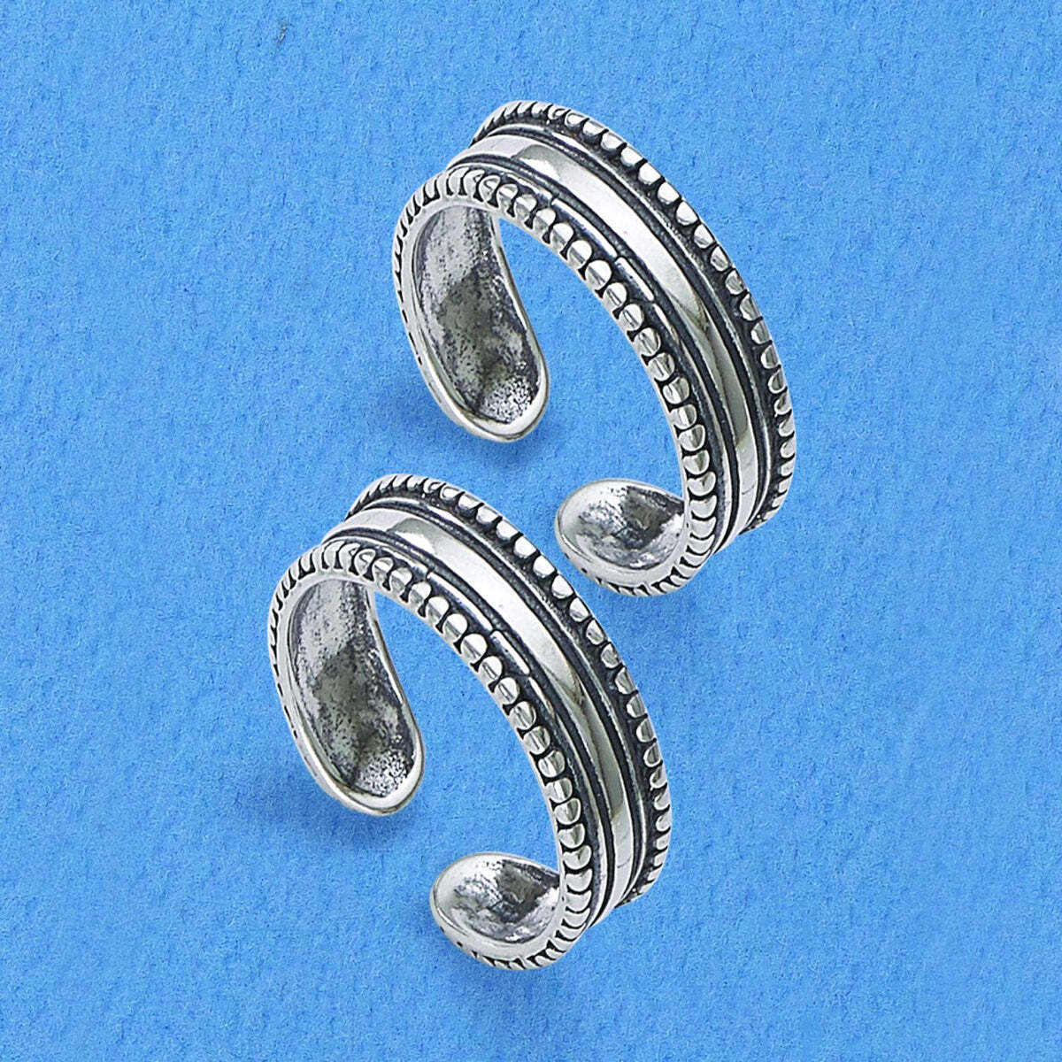 Fancy Ladies Silver Toe Rings in Rajkot at best price by Ad Silver