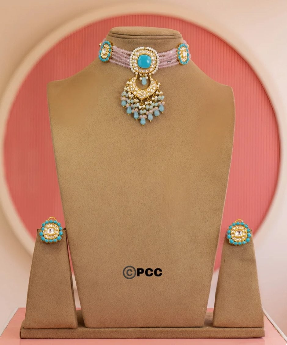 Fashion Jewelry Necklace Set With Earrings in Jaipur at ₹ 4,550