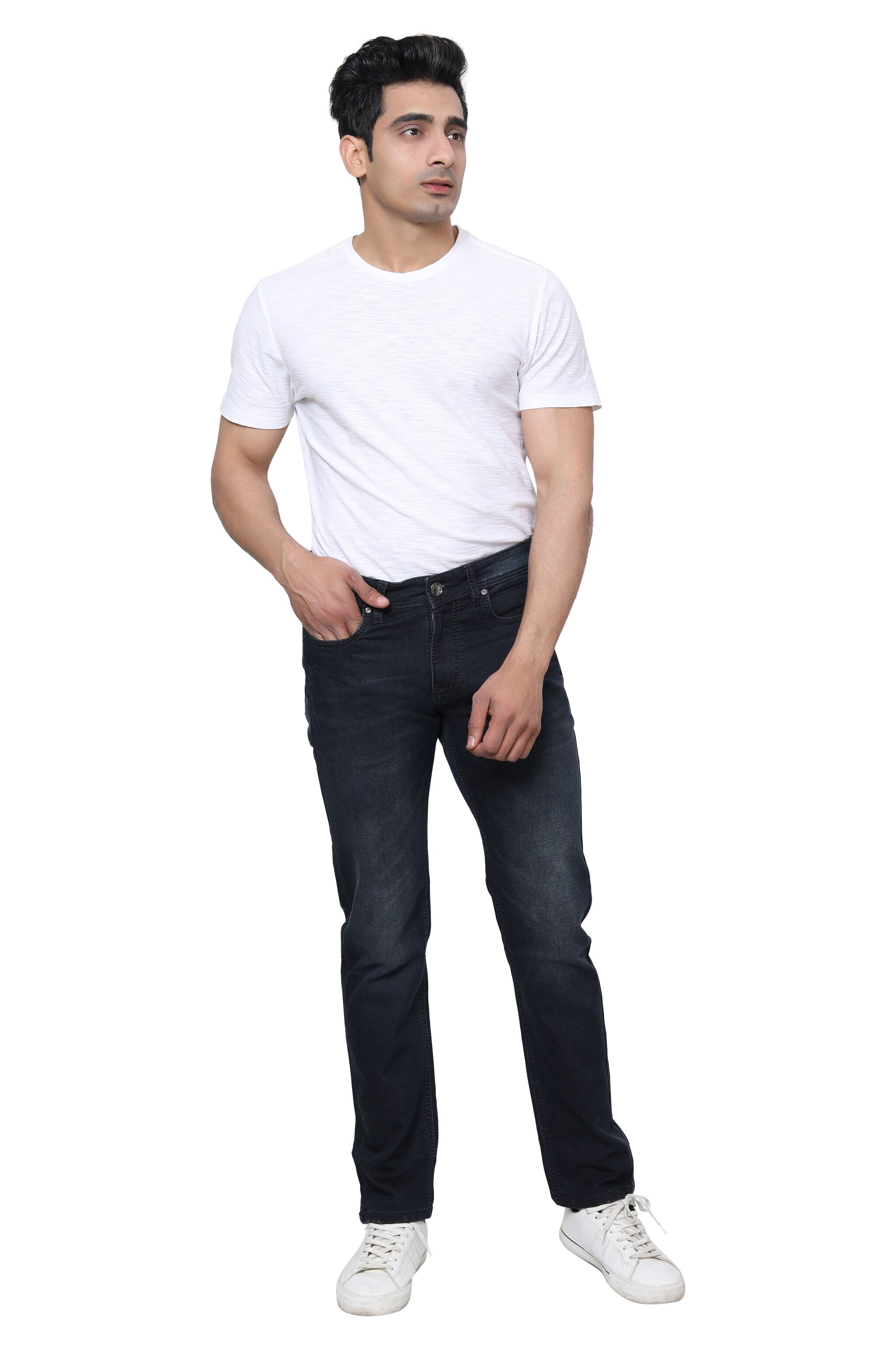 Fashion Mens Black Regular Fit Denim Jeans in Delhi at ₹ 1,100