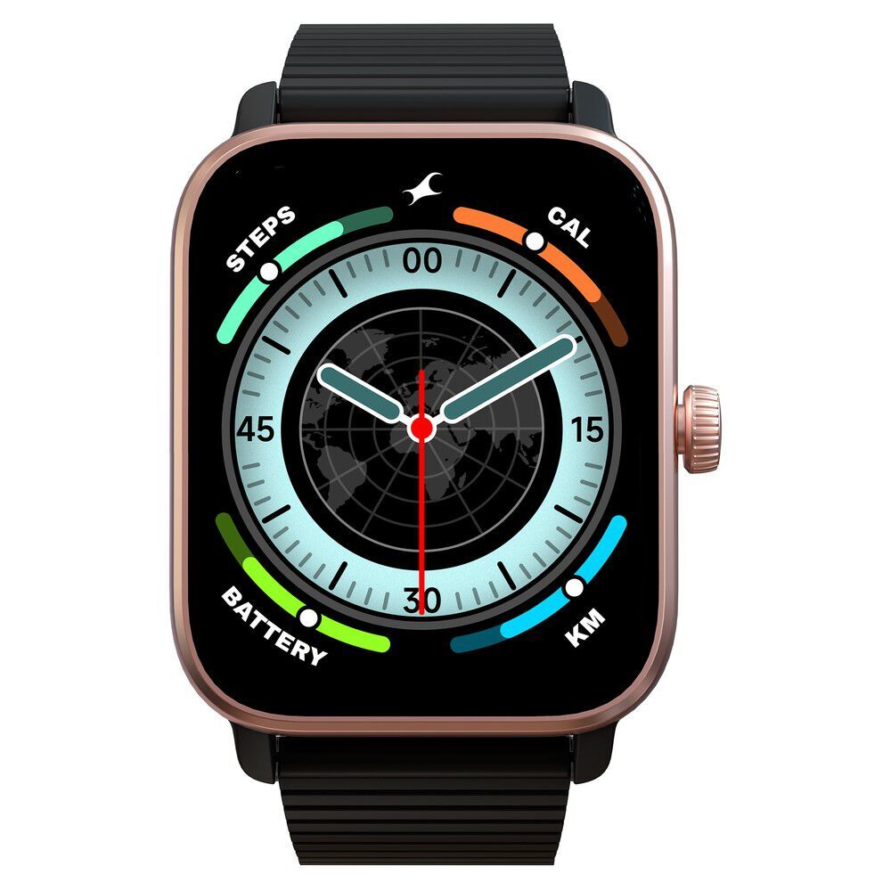 Fastrack Phantom Smart Watch (Premium Rose Gold with Black Solar