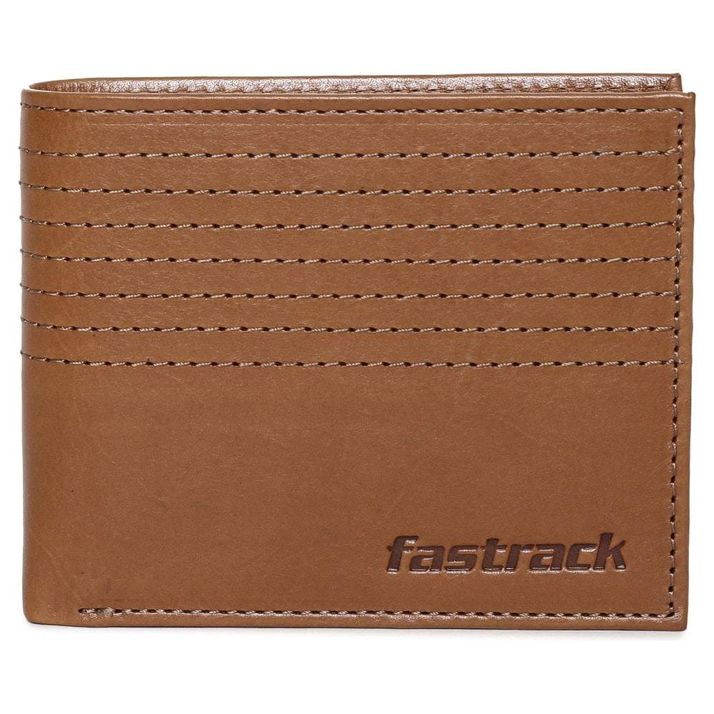 Fastrack Tan Leather Bifold Wallet in Rudrapur at ₹ 1,029