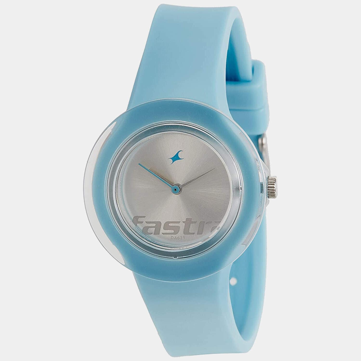 Fastrack Watch Beach Analog Silver Dial Womens Ne789Pp02 in