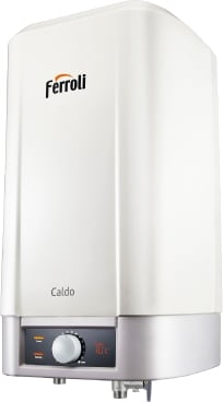 Ferroli 15 Litres Electric Storage Geyser White [Caldo.15V] in Vadodara at  best price by H. B. Sales - Justdial