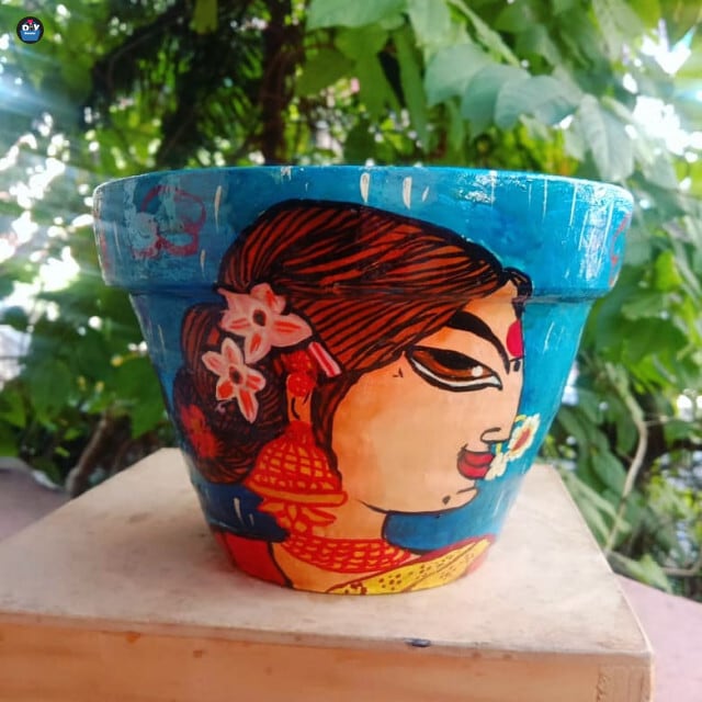 Fiber Decorative Flower Pot in Ahmedabad at best price by Gajanand