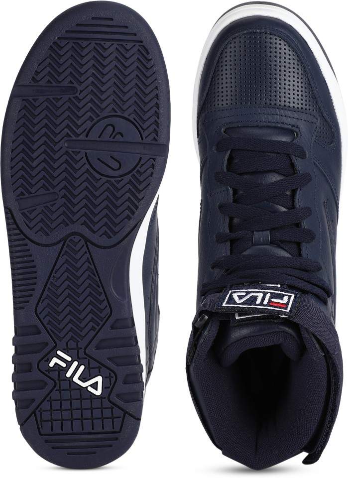 Fila Fx-100 Big Logo SS 19 High Tops For Men (Size 11, Navy) in