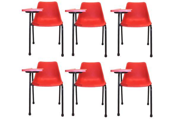 Finch Fox Red Study ArmPlastic Chair 78 x 55 cm in Delhi at