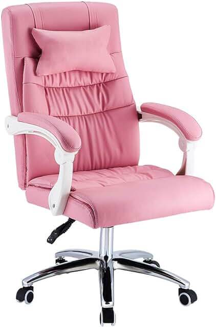 Finch Fox Leatherette Pink Office Chair in Gobichettipalayam at