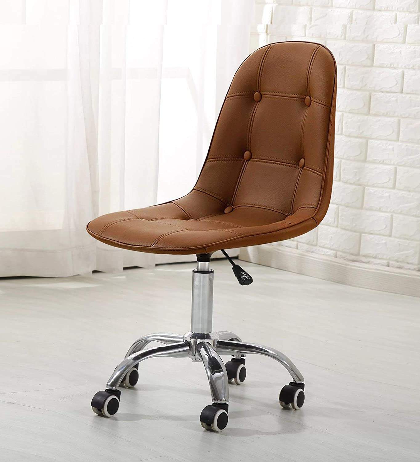 Finch Fox Charles Jacob Revolving Study Chair (Tan) in Chennai at - Main Image