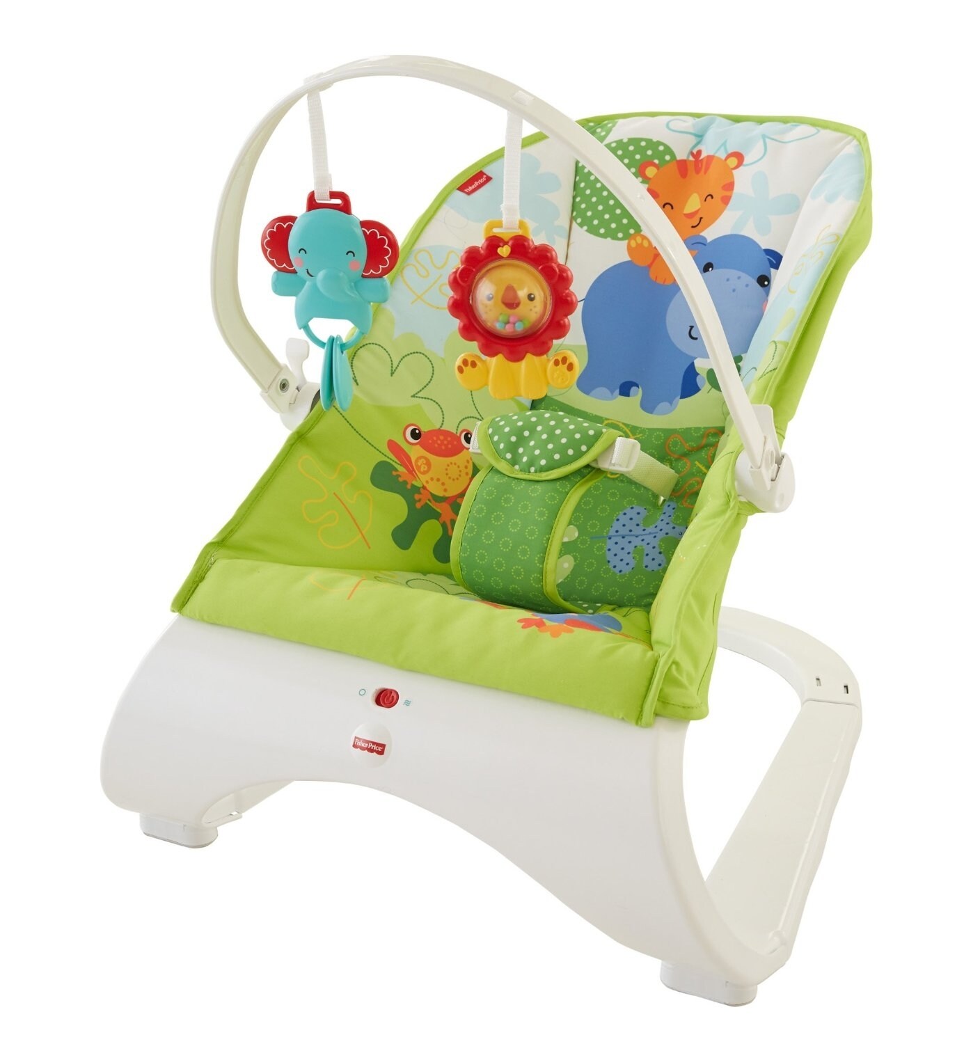 rainforest friends comfort curve bouncer