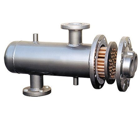 Stainless Steel 316 Fixed Tube Sheet Heat Exchanger for 5000 L/hr