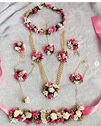 Artificial Jewellery Baby Shower Jewellery On Rent Near Me Flower Jwellery  In Kolkata At ₹ 650 Unit By Jyoti Creation - Main Image