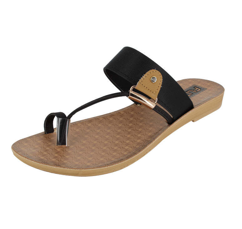 FLITE Women's Slippers PUL 90 (5, Black) in Surat at ₹ 249