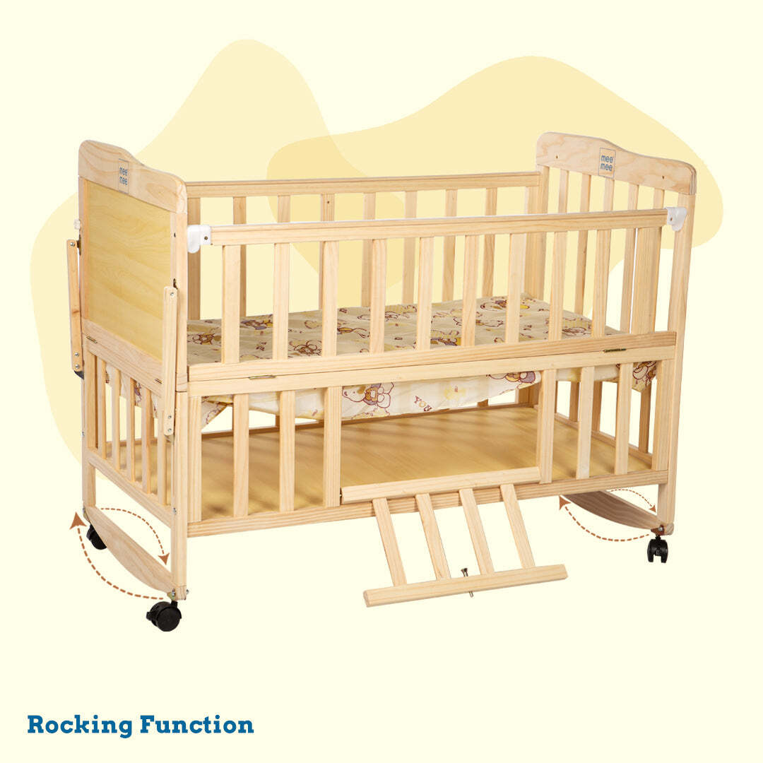 Foldable Baby Cradle for to 18 Month, Wood Material in Delhi at