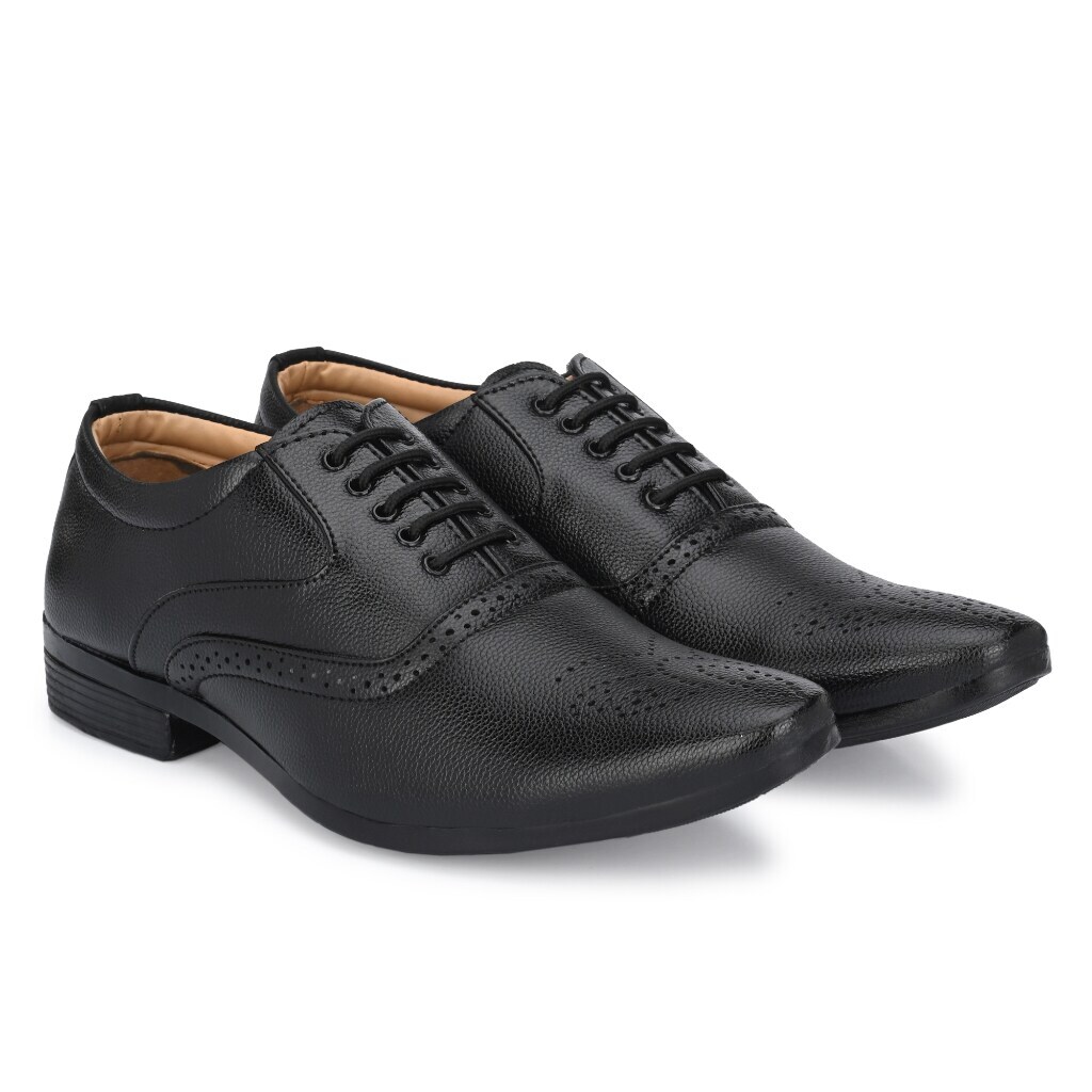 Formal Shoes With Laces Black in Delhi at ₹ 280 Pc (MOQ:1 Pc