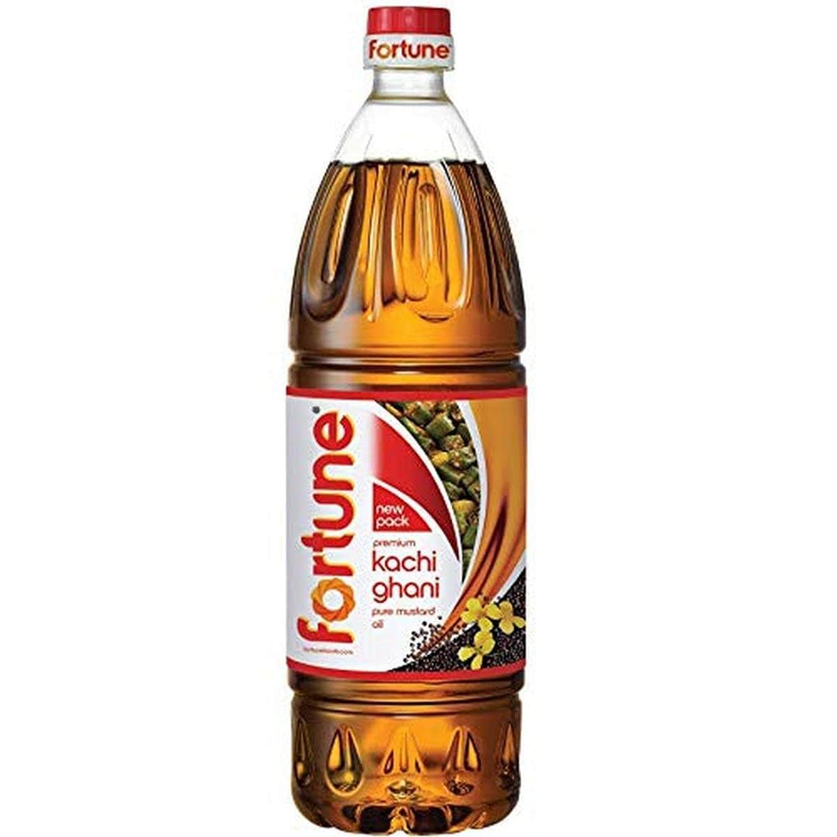Fortune Kachi Ghani Mustard Cooking Oil (500 ml)