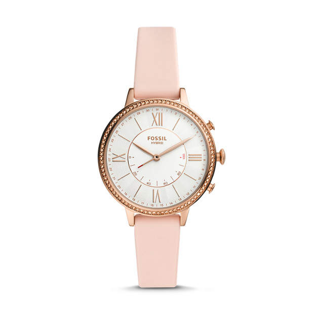 Jacqueline Black Fossil Hybrid Smartwatch Jacqueline Blush