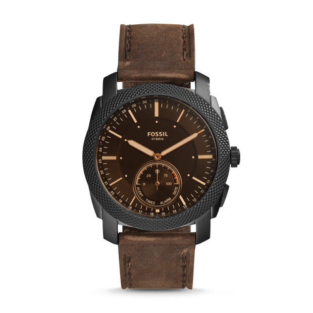 Fossil Hybrid Smartwatch Machine Leather (Dark Brown) in Mumbai at