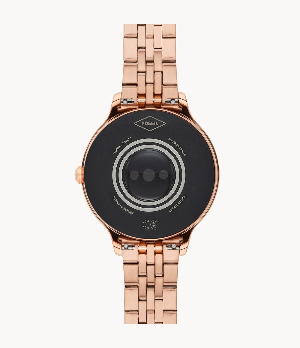 Fossil Gen 6E Smart Watch (Rose Gold Tone Stainless Steel
