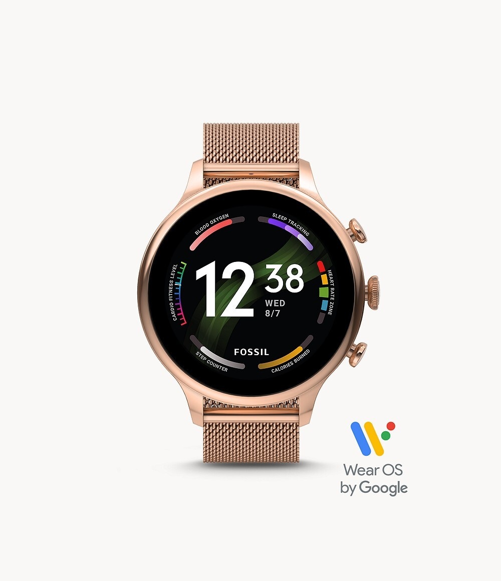 Fossil Smartwatch Sim Card Fossil FTW6077 Gen Tone Stainless Steel