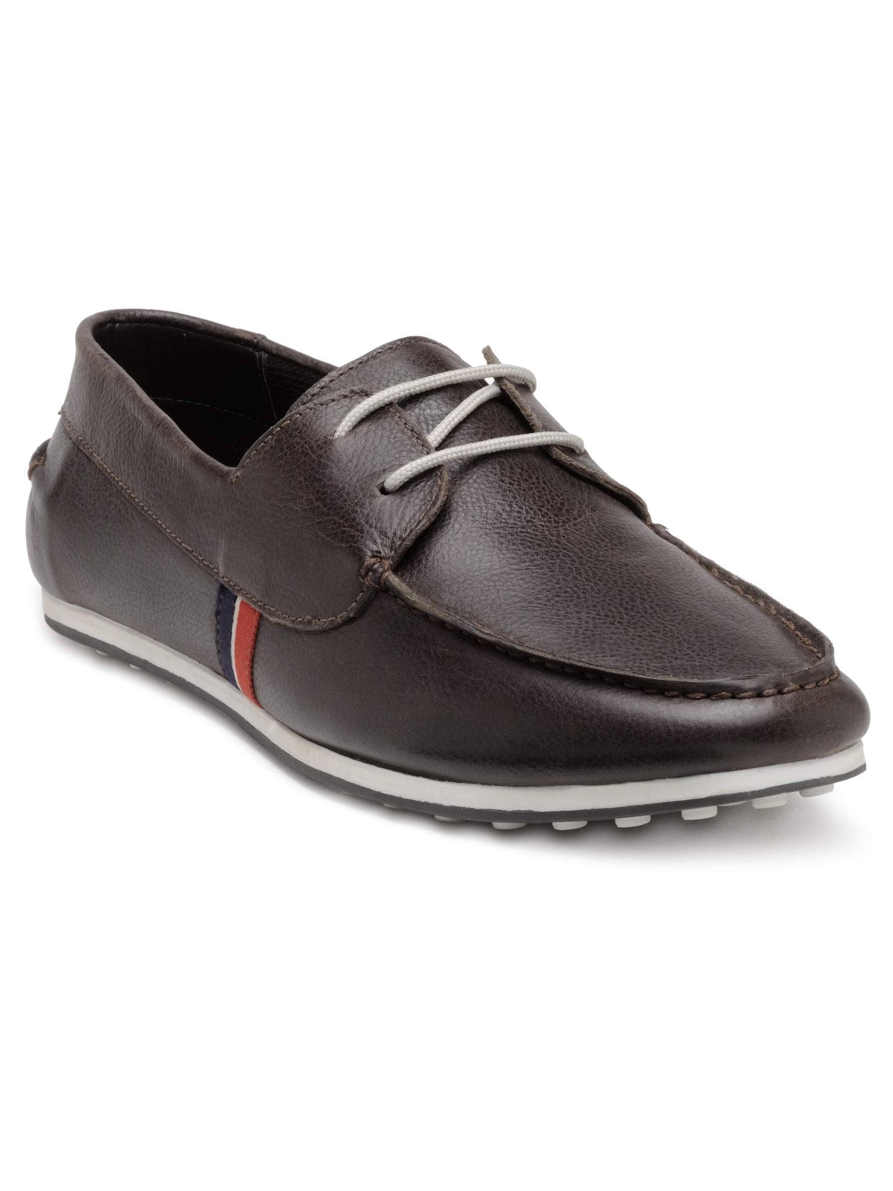 Franco Leone Brown Casual Lace Up Shoes 