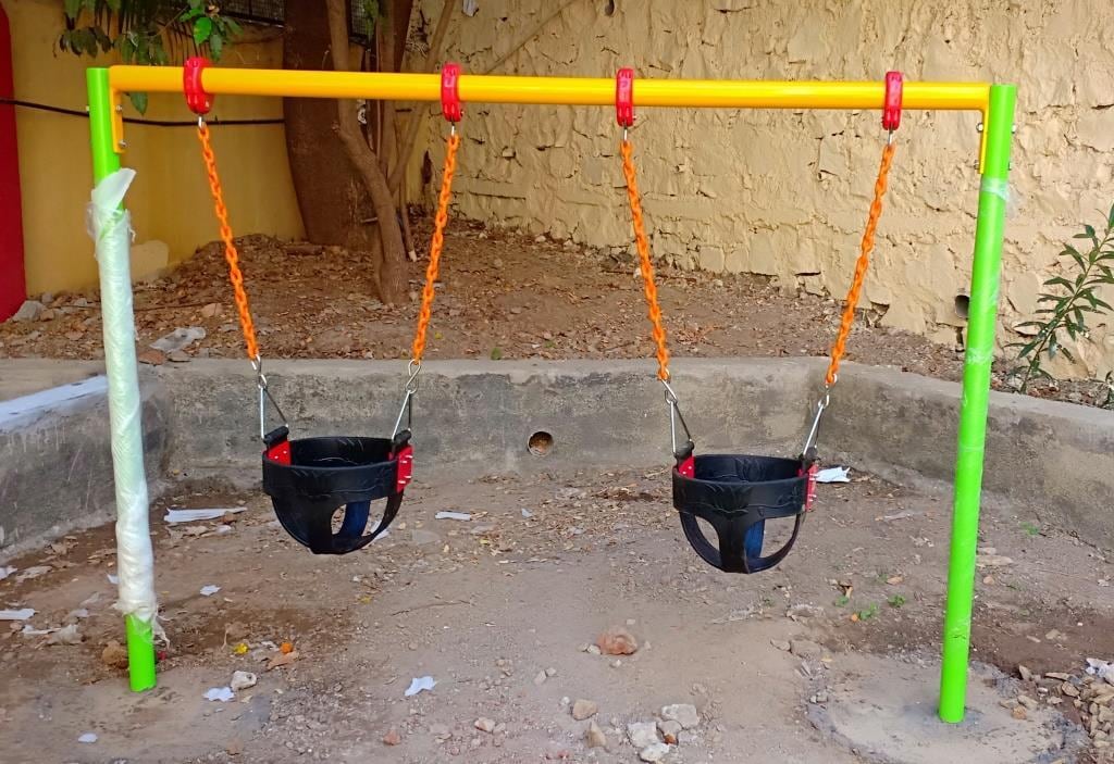 FRP Kids Playground Swings Seater in Pune at ₹ 12,000 Pc by