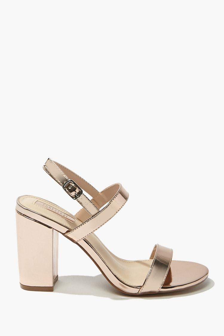 rose gold heels forever 21