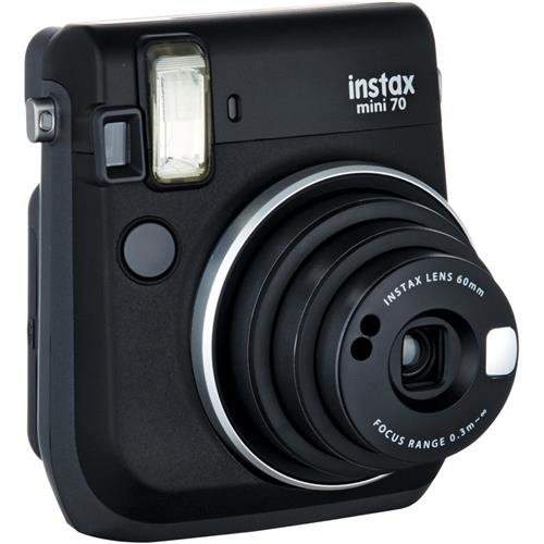 Buy Fujifilm Instax Mini 70 Instant Film Camera Midnight Black Bundle With Fujifilm Instax Mini Film Twin Pack Features Price Reviews Online In India Justdial