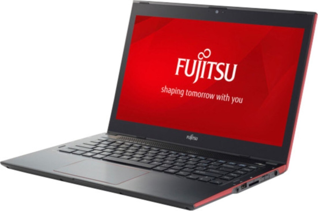 Fujitsu Lifebook U574 33.5 cm (13.18) Black, Red Laptop (8GB