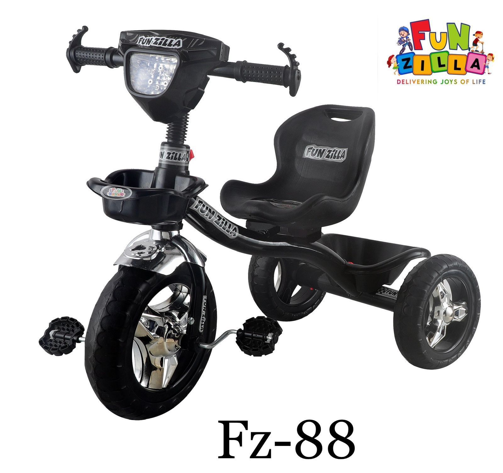 Fun Zilla Tricycle for Kids FZ 88 Black Color in Delhi at ₹ 700