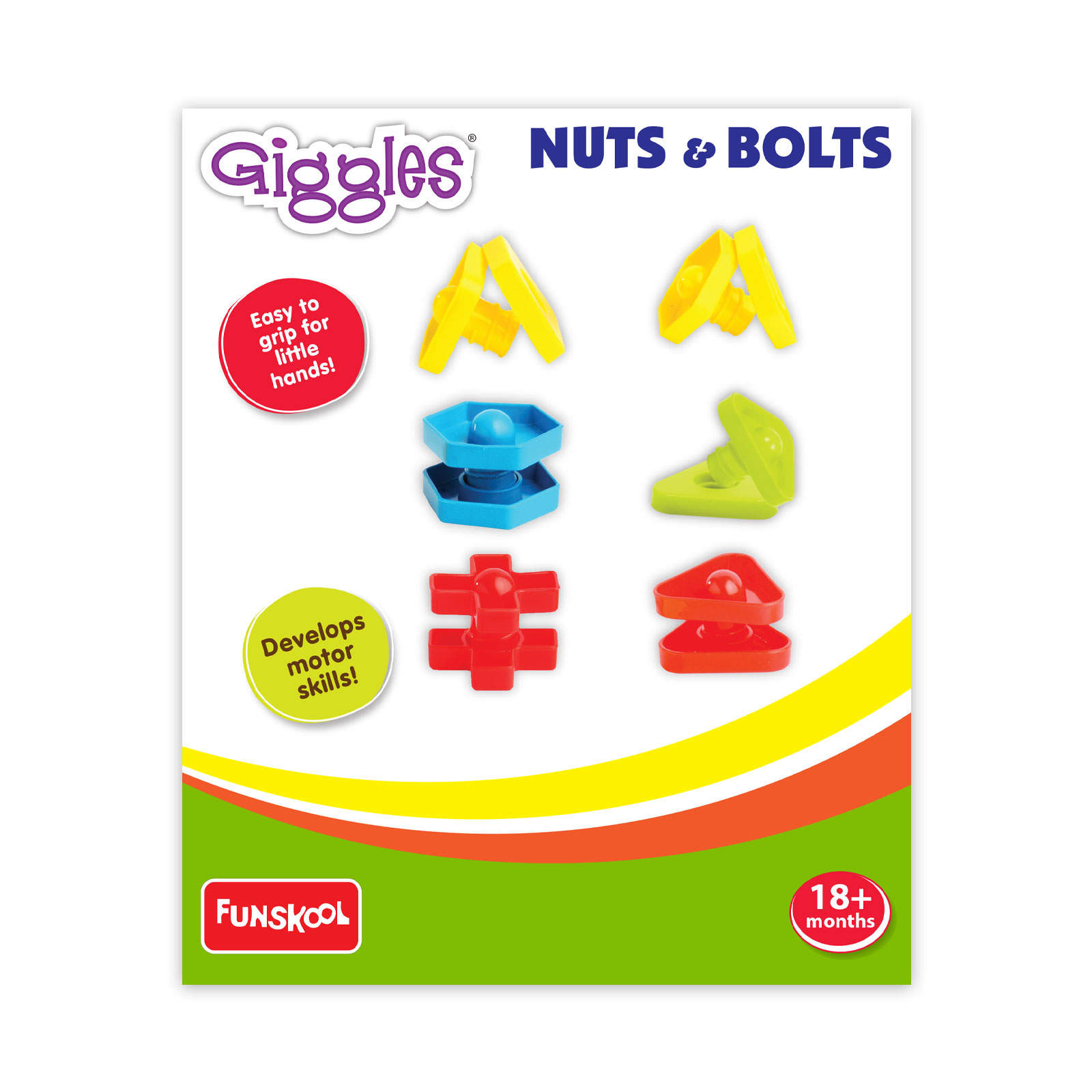 Funskool Giggles Nuts Bolts Toy in Chennai at ₹ 290 ₹ 299 by