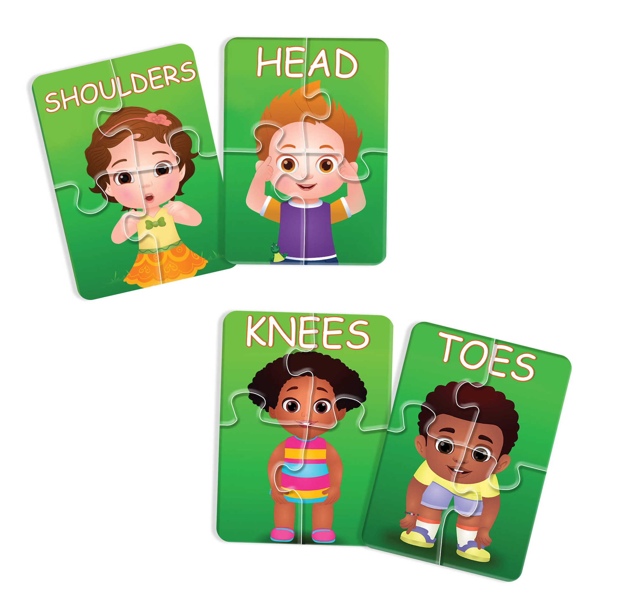 Funskool Chu Chu Body Parts Puzzle (4603600, Multicolor) in