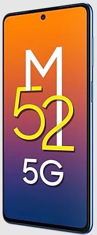 SAMSUNG Galaxy M52 (RAM 8GB, 128GB, Icy Blue) in Lucknow at