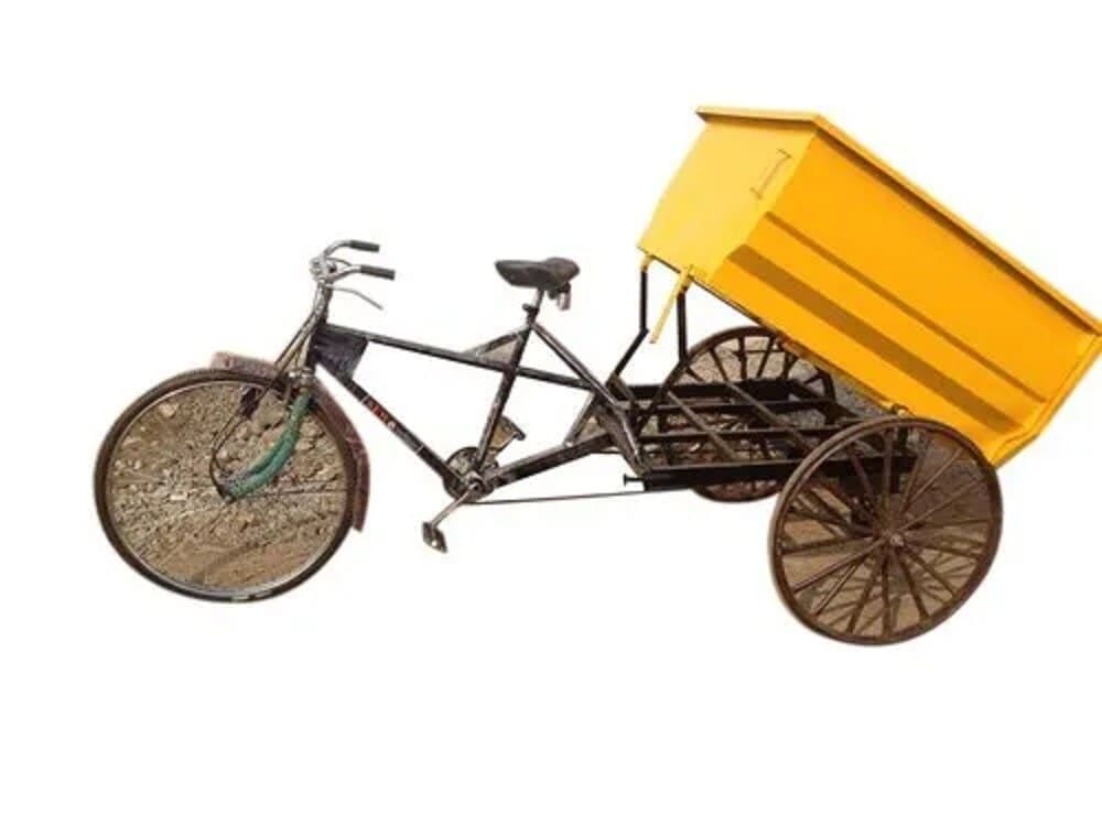 Garbage Cycle Rickshaw Yellow 400 Kg in Patna at ₹ 11,500