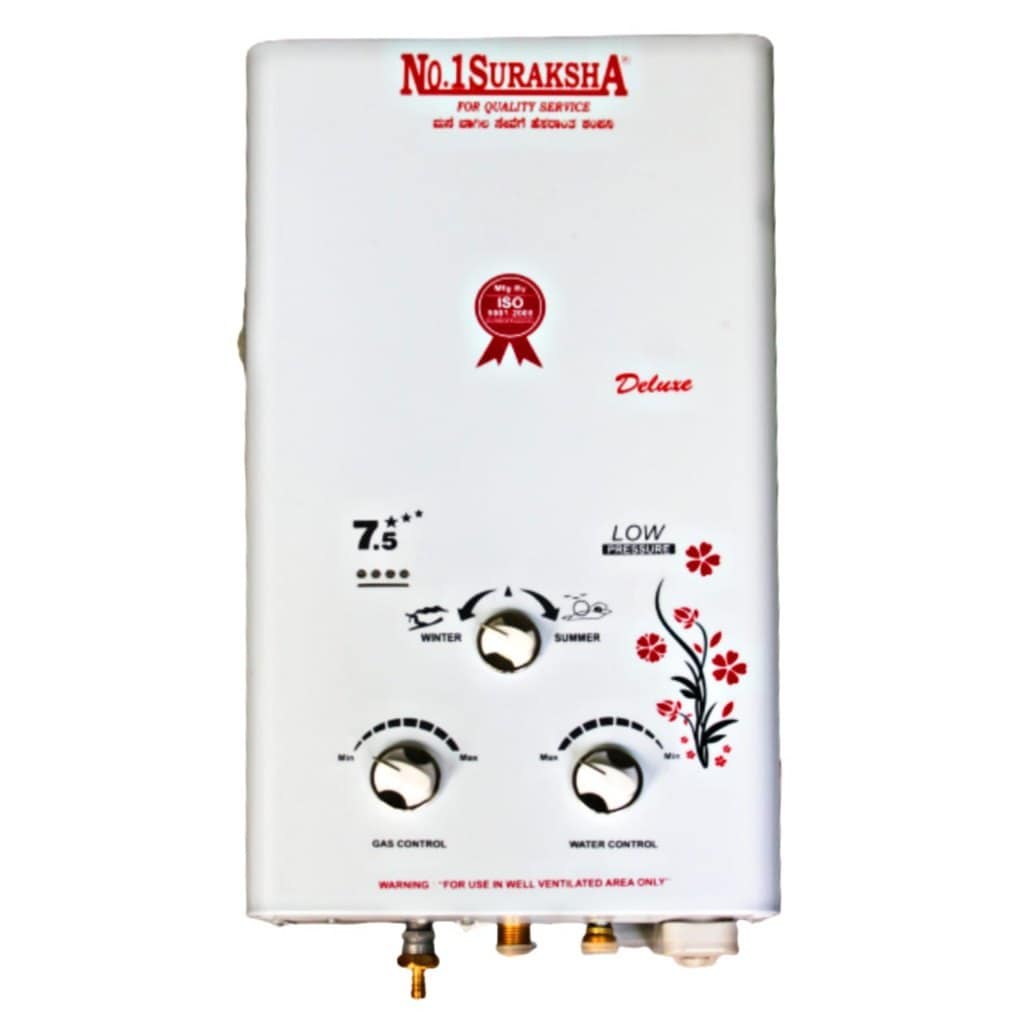 GAS GEYSER 7.5 LITRE DELUXE in Bangalore at best price by No.1 Suraksha -  Justdial