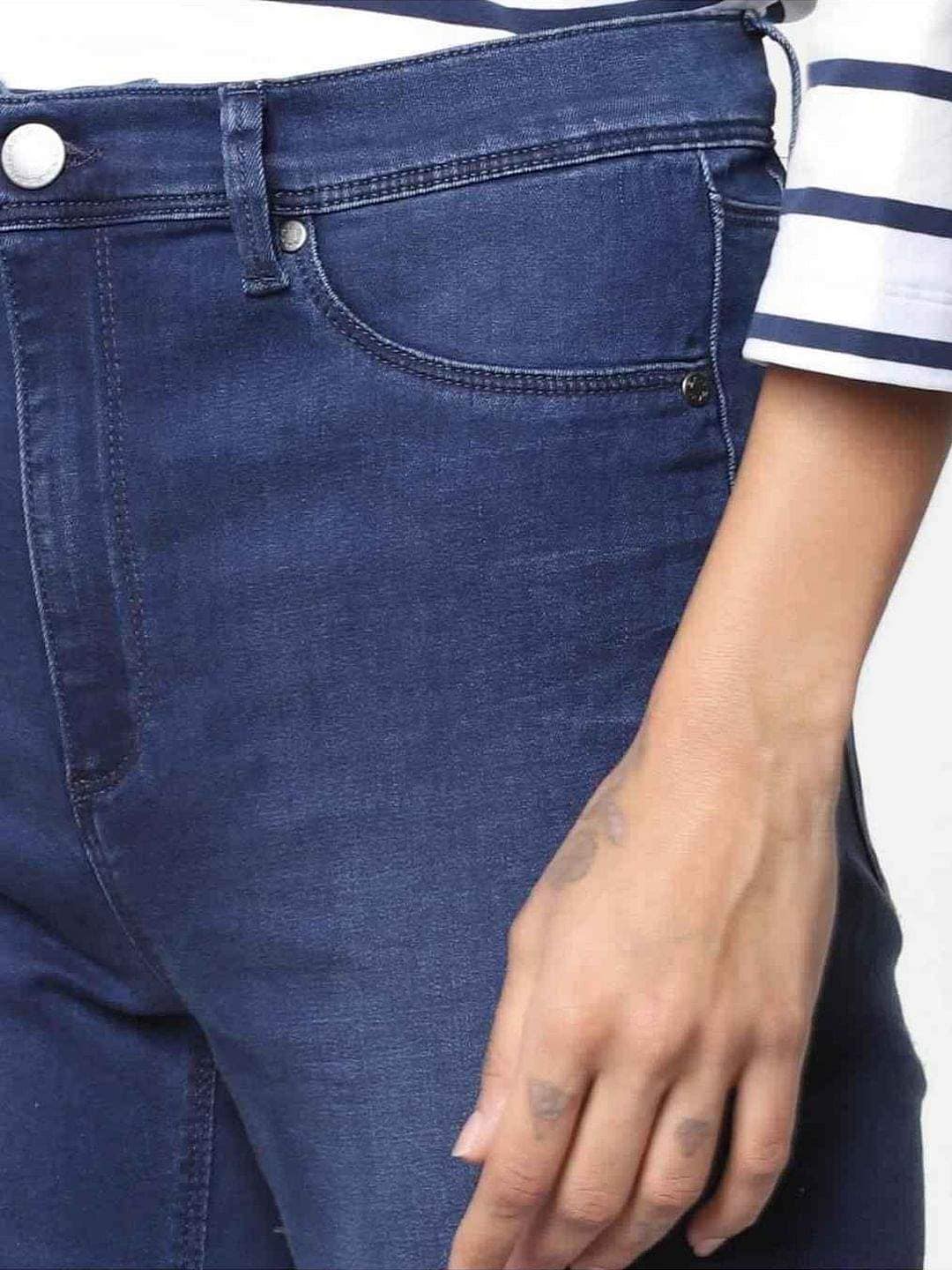 GAS Women's Mid Wash Skinny Fit Sumatra X Jeans (Size:31, Blue