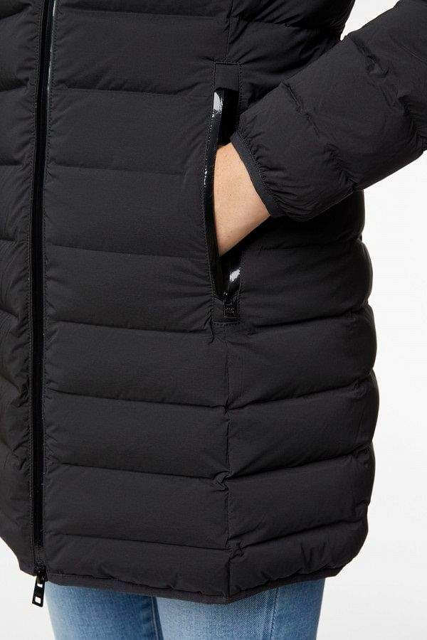 GAS Women's Leonardo Quilted Jacket (Size:38, Black) in
