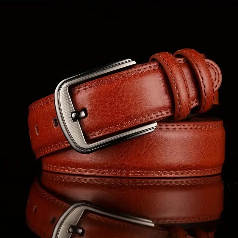 Leather Formal Waist Belt For Men (Brown,91 Cm) in Mumbai at
