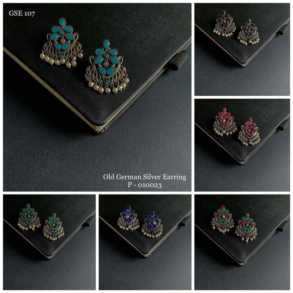 German Silver Earring GSE 107 in Ahmedabad at ₹ 105 Unit by