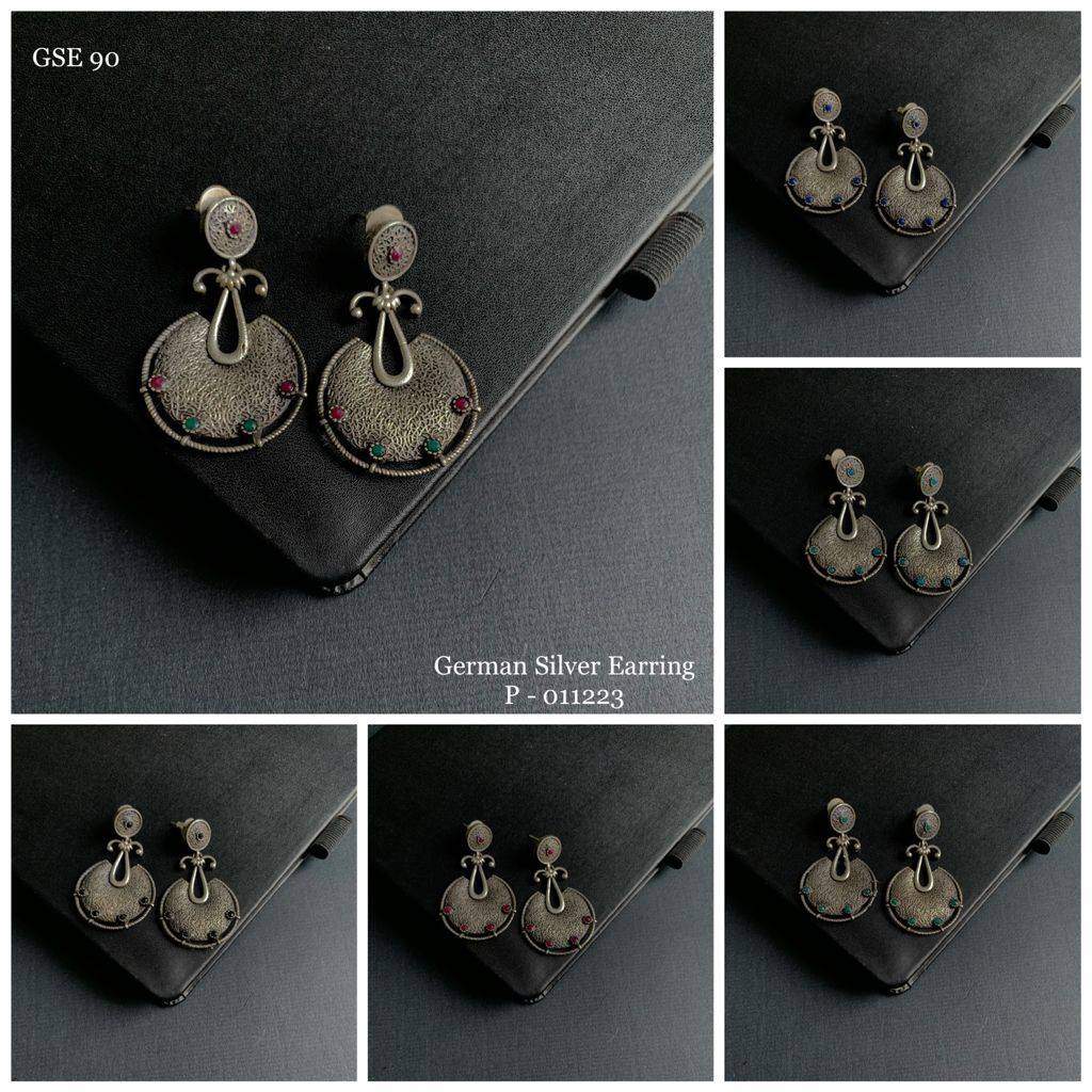 German Silver Earring GSE 107 in Ahmedabad at ₹ 105 Unit by