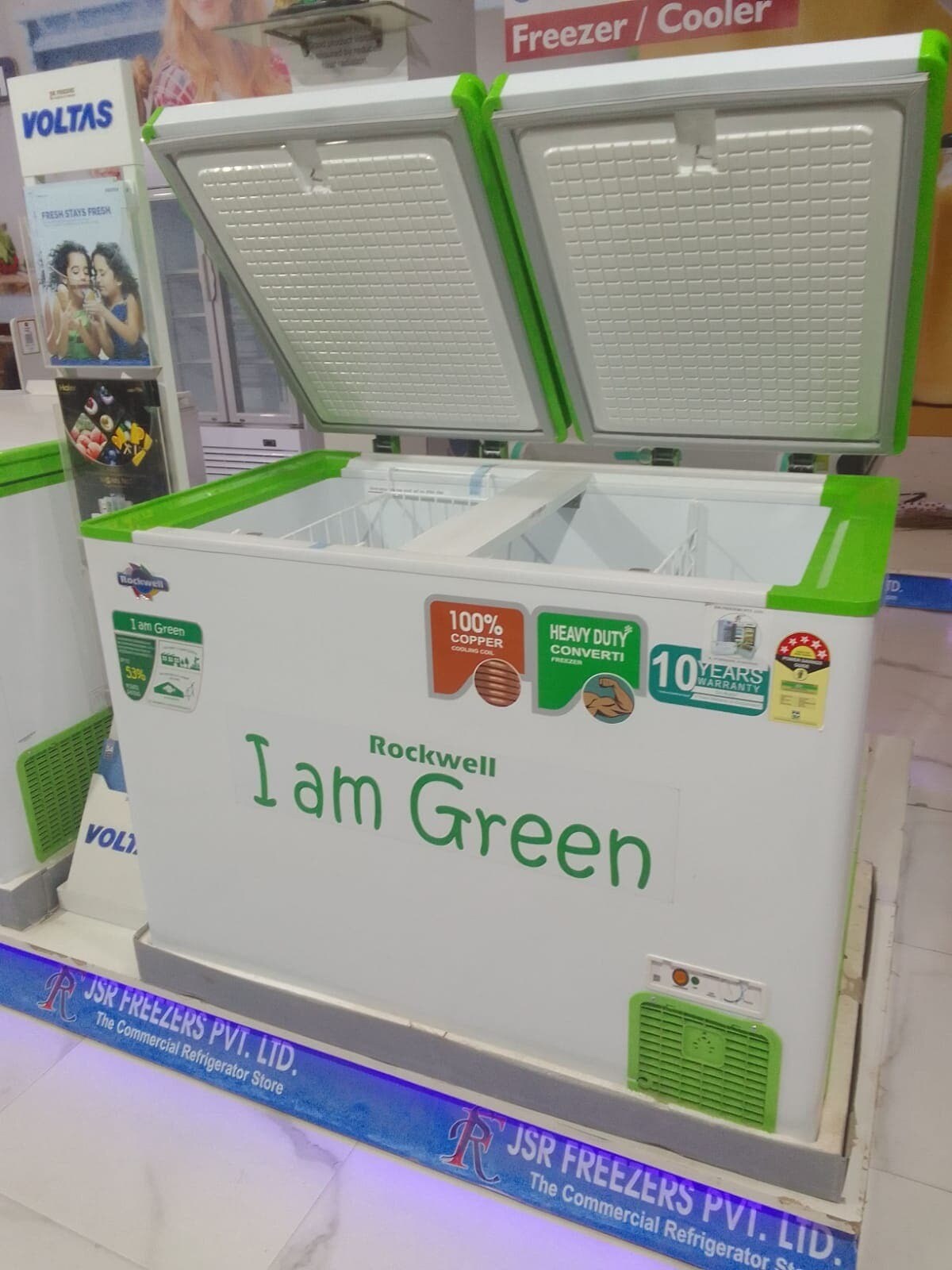 test GFR 350 DDUC Rockwell Commercial Deep Freezers in Delhi at ₹ 28,000 /  Pc by Jsr Freezers Pvt Ltd - Justdial