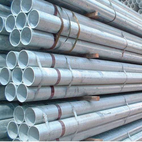 GI Silver Round Galvanized Mild Steel ERW Welded Pipe