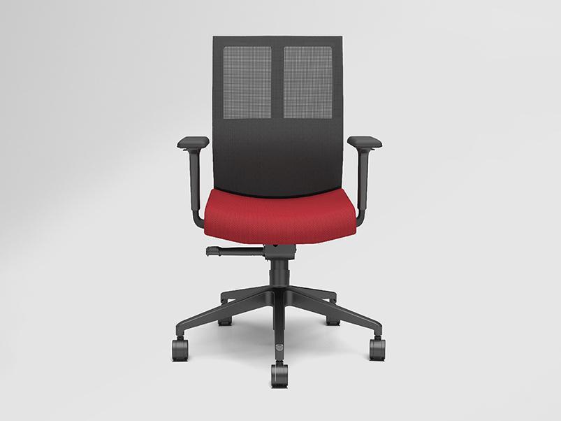 Godrej Interio Cross Full Back Office Chair (Milan Red