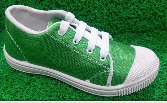 Girl's School Green Designer Shoes RNT Super Delux Tennis -001 in - Main Image