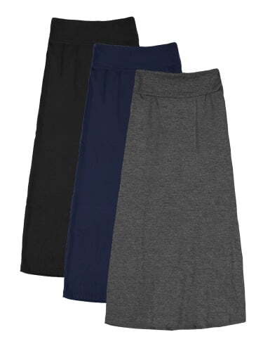 Uniform Skirt Long Skirts For College Girls' Longer Length School