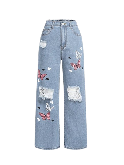Girls Polyester Jeans (Size 28-48) in Mumbai at ₹ 280 ₹ 300