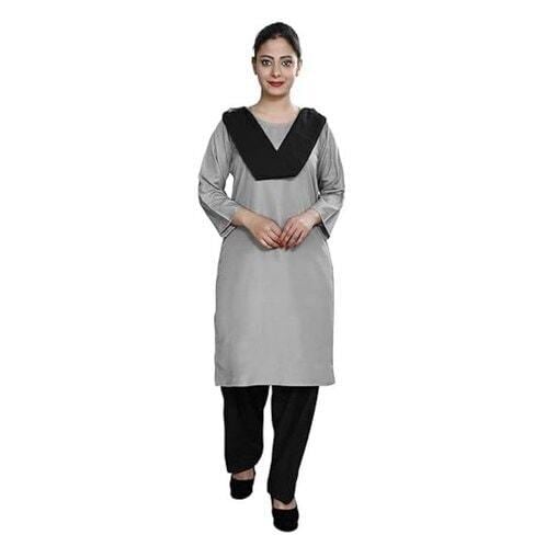 Girls Salwar Suit school Uniform (Grey And Black) in Delhi at