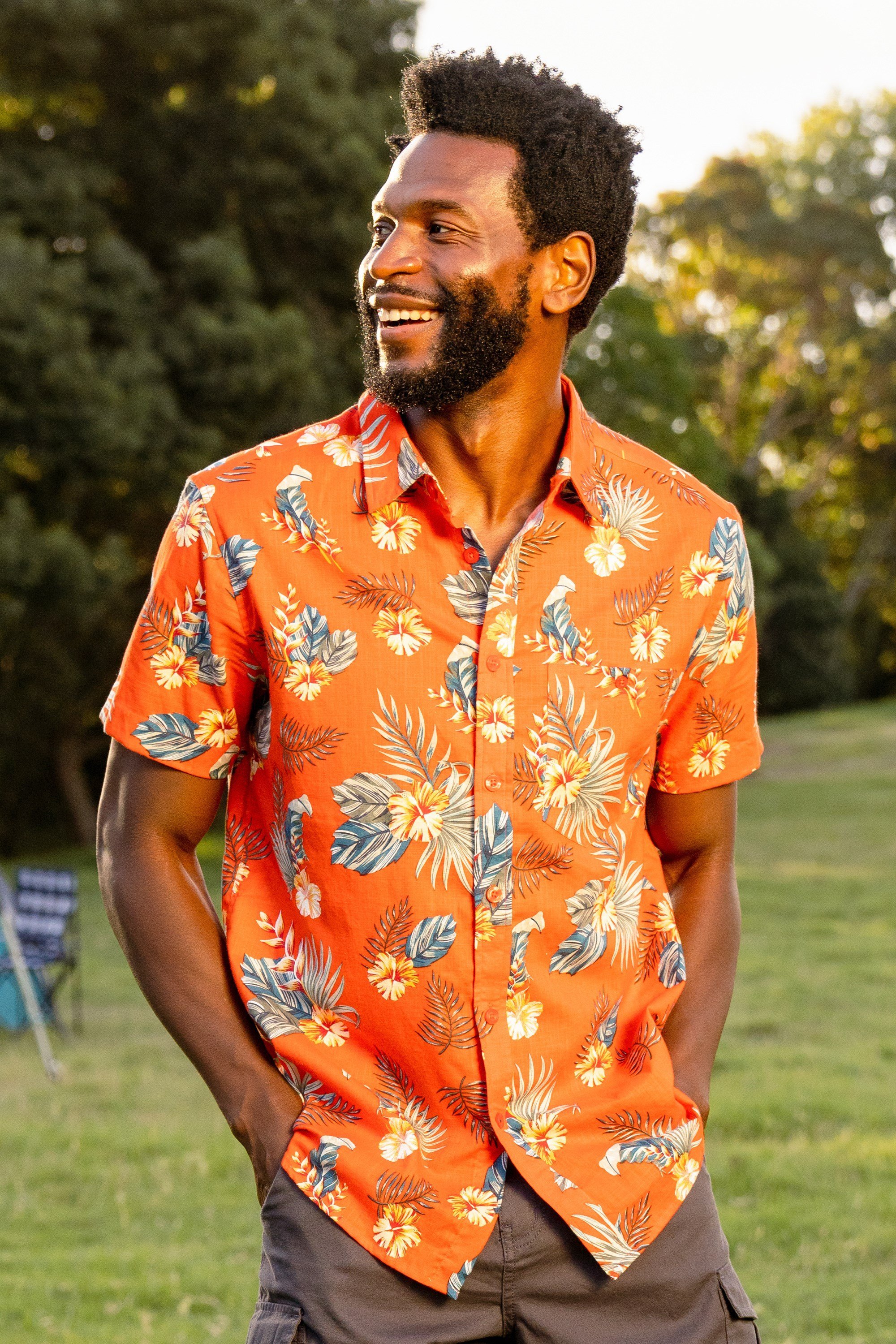 girls tropical shirt