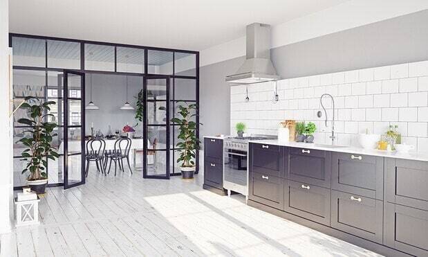 Glass Partition for (kitchen) in Ludhiana at ₹ 150 ₹ 350 Sq